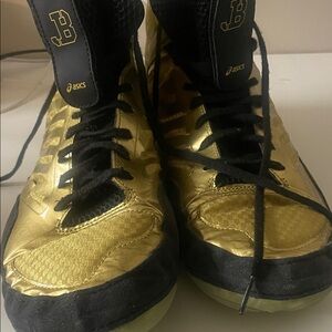 Asics JB Elite IV Gold and Black Shoes